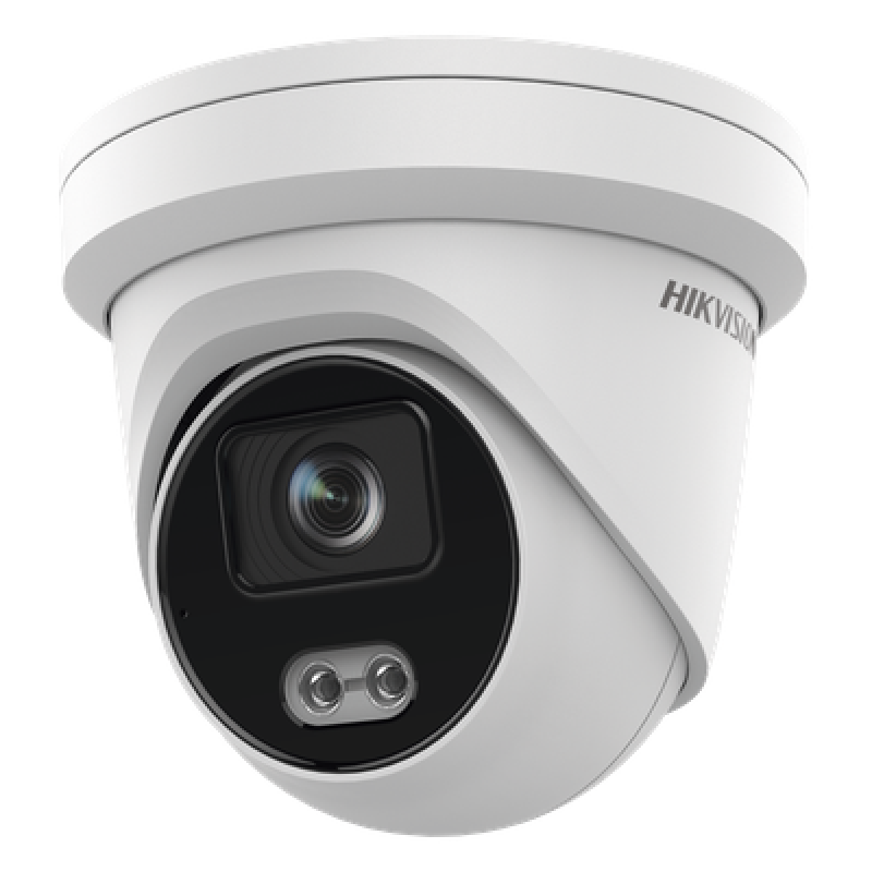 Cámara Turret IP / 4 Megapixel / Color 24/7 / Luz Blanca 40 m (131.2 ft) / Lente 4 mm / WDR 130 dB / IP67 / Audio Integrado