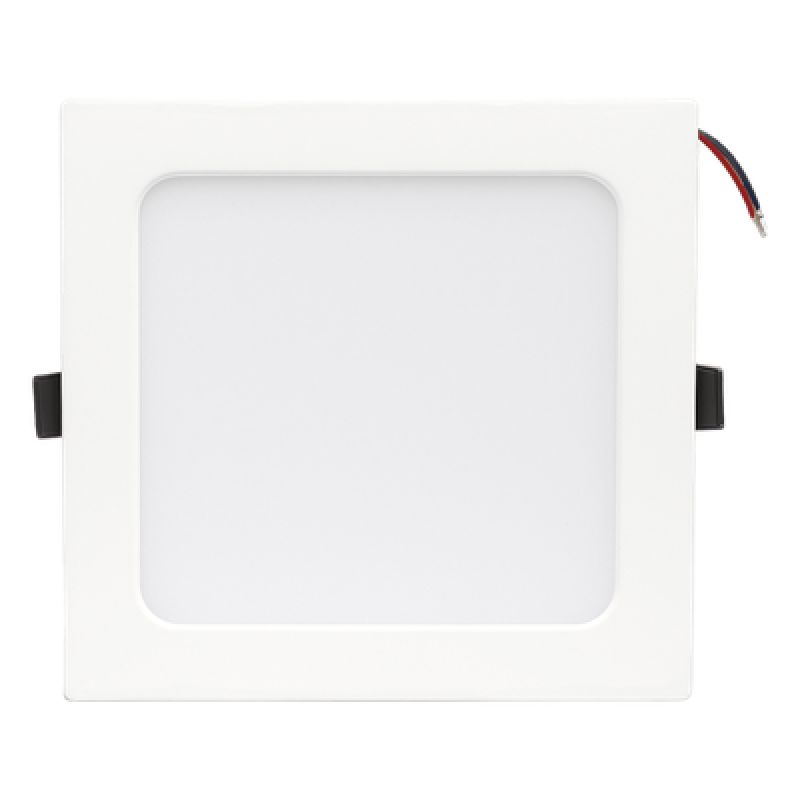 Spot LED Empotrable Cuadrado / 15 W / 1200 lúmenes / Luz Fría 6000 K / Ángulo 120° / IP20 / 17.5 x 17.5 cm (6.9 x 6.9 in)