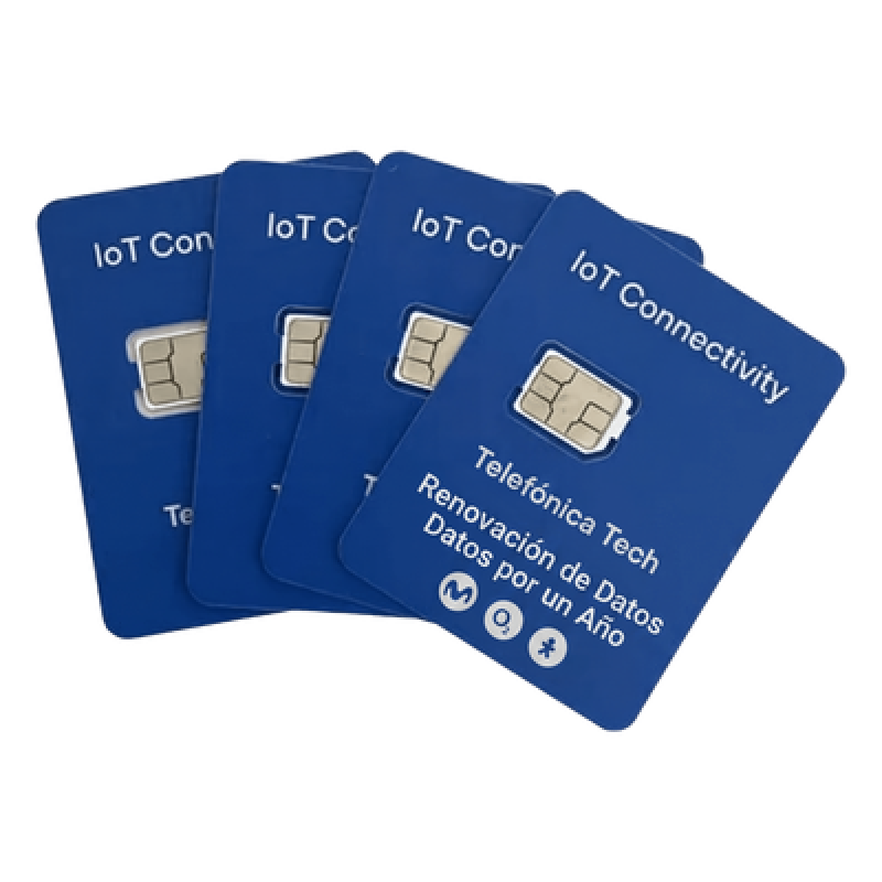 Renovación Servicio SIM IoT / 25 MB Mensuales / 12 Meses / Multi-Carrier / Cobertura MX-US-GT / Activación 5 Segundos