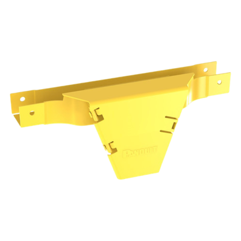 Accesorio en T con Conexión Horizontal y Bajada Vertical a 90º, Para Canaletas FiberRunner™ 2x2, Color Amarillo