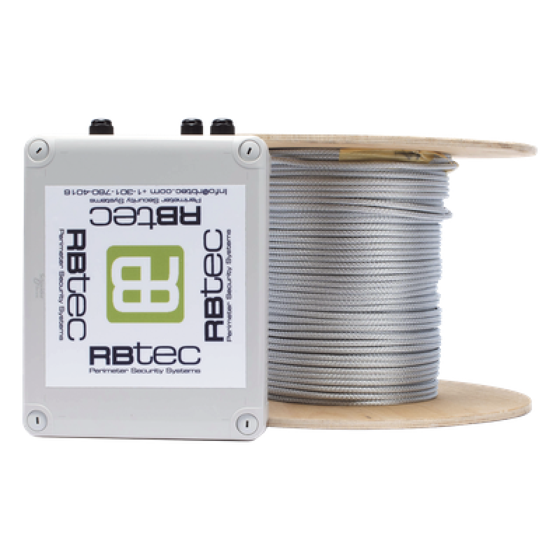 Kit de Cable Sensor Perimetral IRONCLAD para Cercas Ciclónicas / 152 METROS / 1 ZONA / Sin Falsas Alarmas por Viento / TODO Incluido/TARJETA LPU400/ Calibración por Software