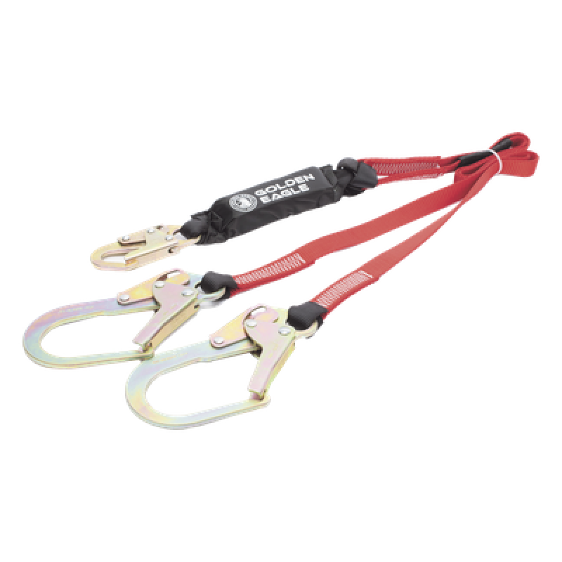 Cable Amortiguador de Caída / Doble Gancho de Sujeción / 1.83 m (6 ft) / Capacidad 140 kg (310 lbs) / ANSI Z359.1