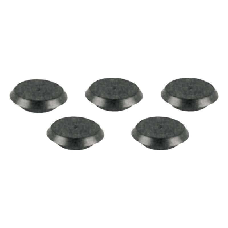Tapones de plástico / Perforación 3/4" (19 mm) / Paquete de 5 / Instalación en paredes y techos