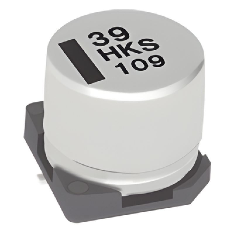 Capacitor Electrolítico SMT / 1 µF / Bajo ESR 0.12-0.28 / Rango -55°C a +105°C / Resistencia Soldadura 250°C
