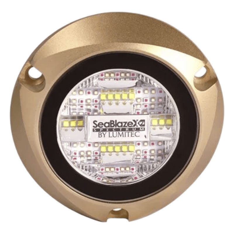 Luz LED Marina Subacuática / Blanco y Azul / 6000 Lúmenes / IP68 / Brone Naval / 10-24 VCD