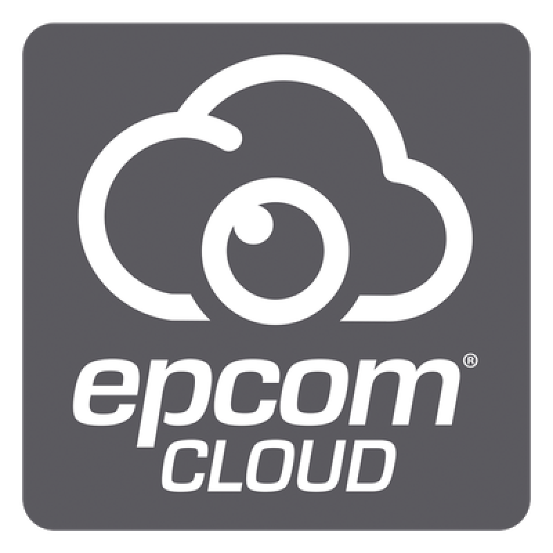 Suscripción Anual Epcom Cloud / Grabación en la nube para 1 canal de video a 8MP con 60 días de retención / Grabación por detección de movimiento