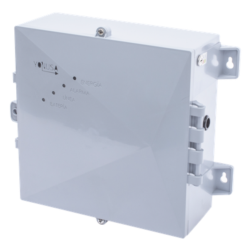 Energizador con tecnología SMT de 12,000Volts-1Joule/ 2500Mts Lineales de Protección / Cercas Electrificadas