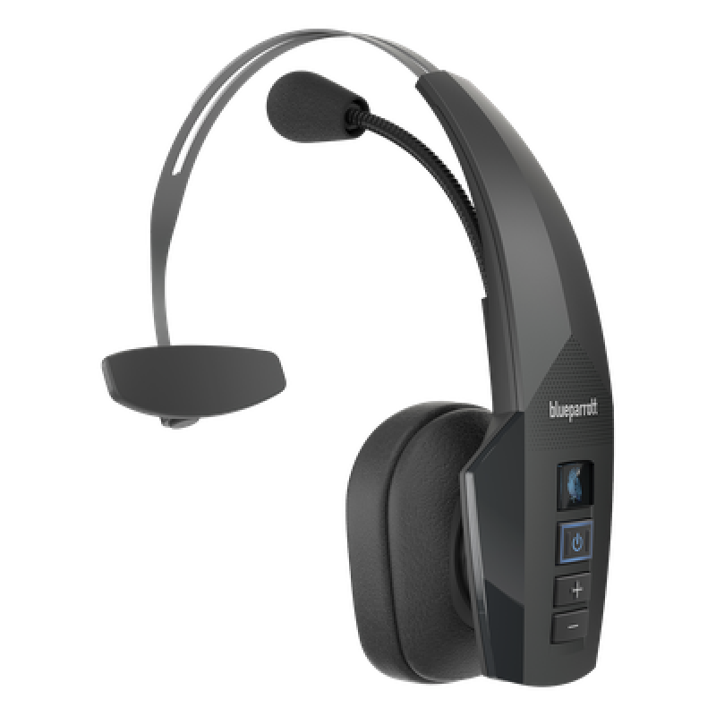 Auricular Bluetooth Profesional / Cancelación de Ruido 96% / Bluetooth 5 / Alcance 100 m (328 ft) / IP54 / Batería 24 h / Control de Voz