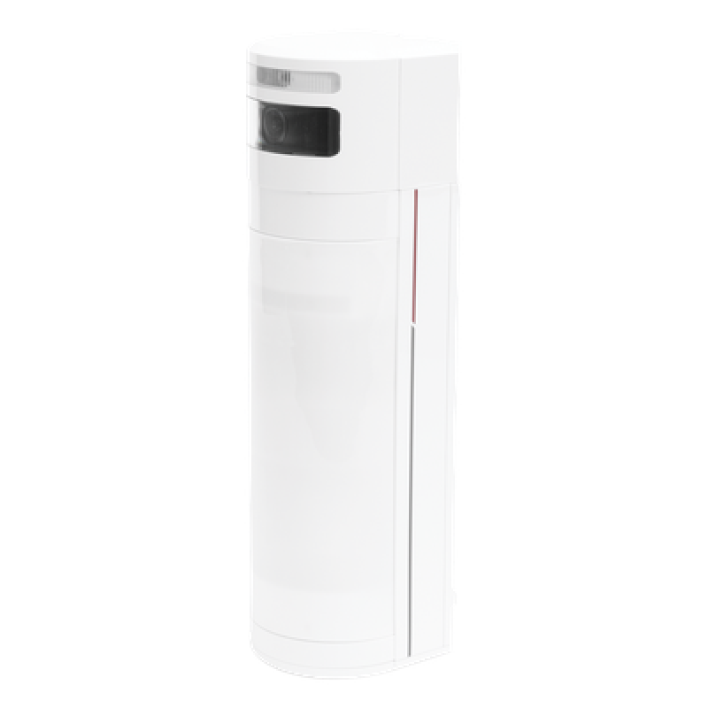 (AX PRO) CÁMARA + PIR Dual-Tech Exterior IP65 / Rango de Detección 15 mts / Ángulo de Cobertura Ajustable de 90° a 180° / Inmunidad a Mascotas 40 Kg
