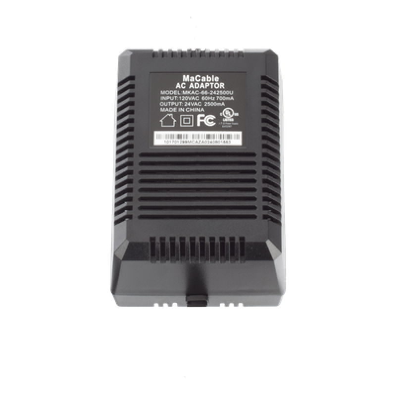 Transformador de 24 VCA / 2.5 A / 60 VA / PTZ TURBOHD e IP / Interior