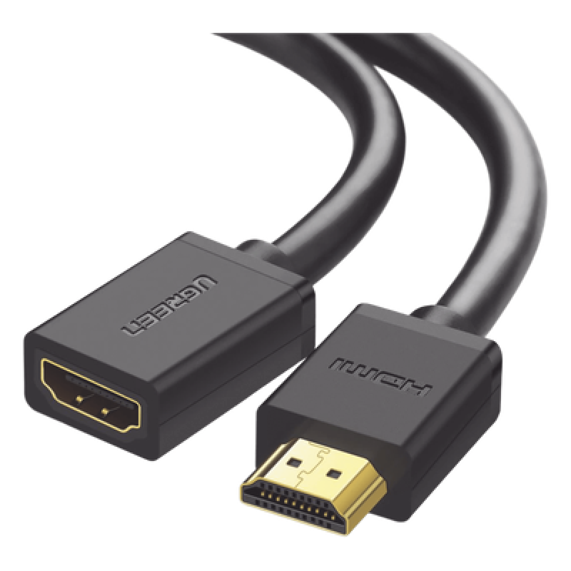 Cable Extensor HDMI de 1 Metro (3.28 Pies) / 4K@60Hz / 3D / HDR / Macho a Hembra / Núcleo de Cobre Estañado / Transmisión Estable