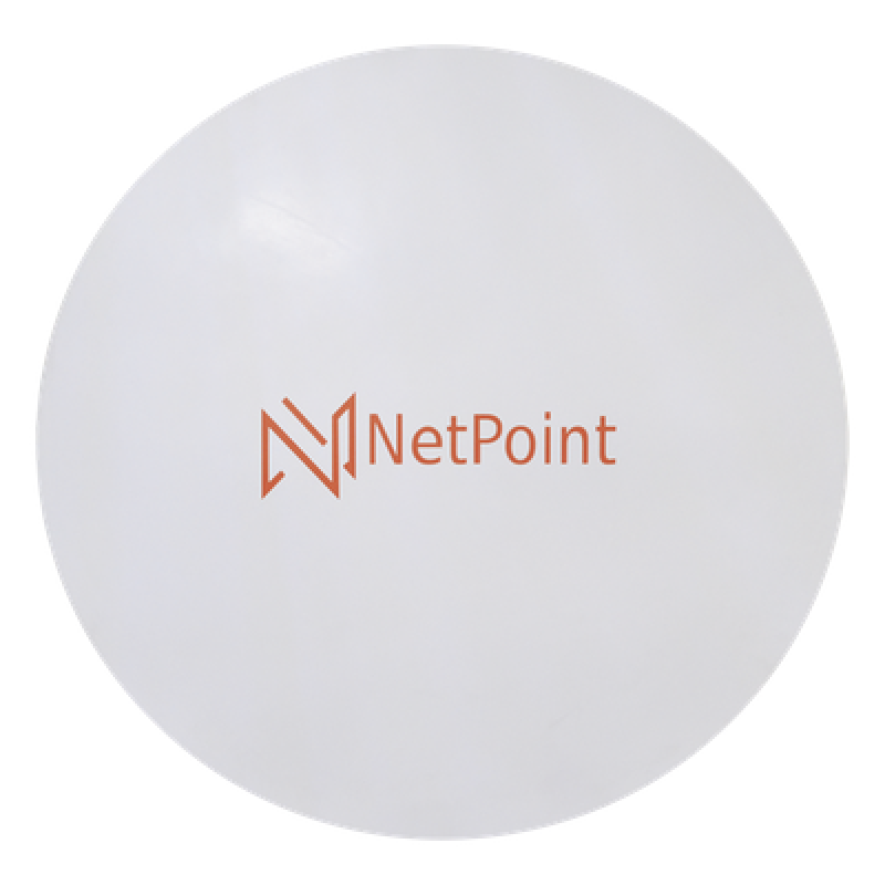 Antena de parabola profunda, blindada, con supresión al ruido de 2 ft, 4.9-6.4 GHz, Ganancia 30 dBi con SLANT de 45 ° y 90 °, ideal para hasta 30 km, Conectores N-hembra, montaje con alineación milimétrica.