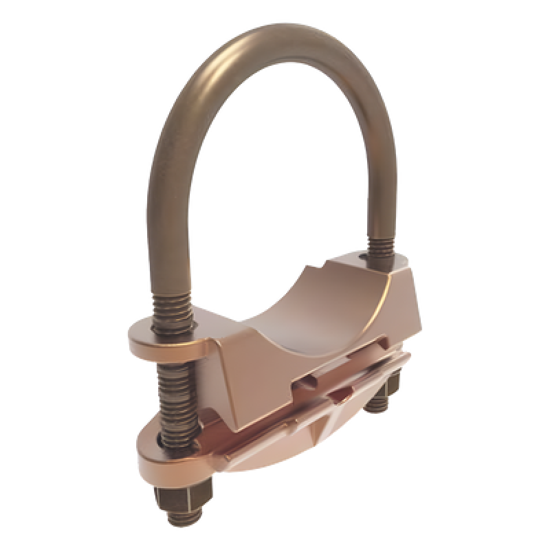 Conector Mecánico / Cables 4 a 3/0 AWG / Paralelo o 90° / Tubo 2" o Varilla 2" - 2 3/8" / Torque 240 lb-in / UL 467