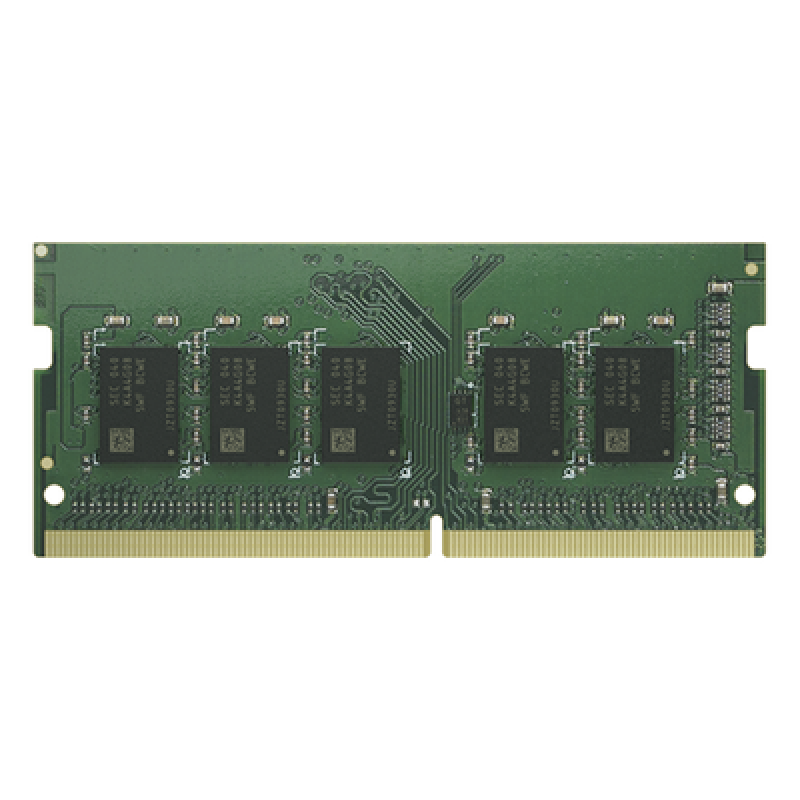 Módulo de Memoria DDR4 ECC Unbuffered SODIMM | 16GB | Compatible con Series 23: DS1823xs+, DS923+, DS723+ | Compatible con Series 22: RS822RP+, RS822+, DS3622xs+, DS2422+, DS1522+.