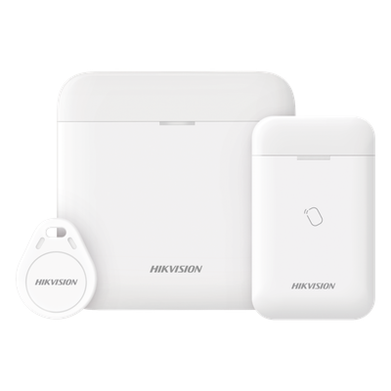 (AX PRO) KIT de Alarma AX PRO con GSM (3G/4G) para RONDINES / Incluye: 1 Hub con bateria de respaldo/ 1 Lector Tag / 1 Tag / Compatible con Hik-Connect P2P