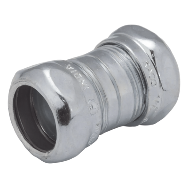 Conector Compresión para Pared Delgada / Acero Galvanizado / 1/2 in / 25.50 mm / Compacto