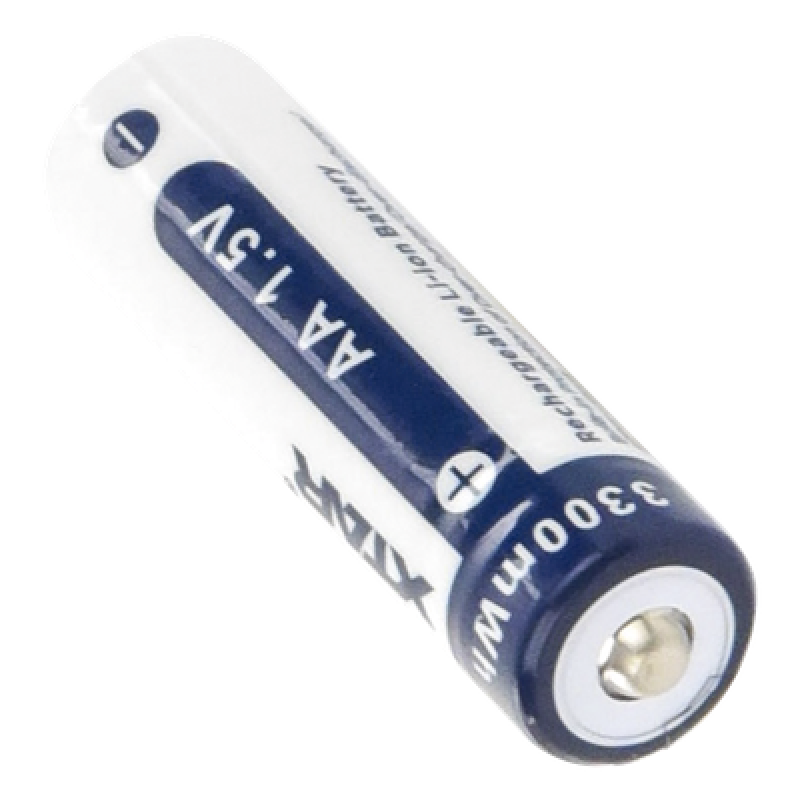 Batería Recargable AA / Li-Ion 1.5V / 2000 mAh / 1200 Ciclos / Protección Integrada