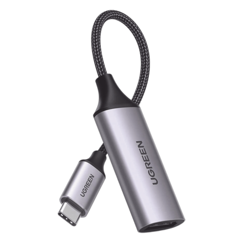 Cable Adaptador USB C a HDMI 4K@60Hz / Convertidor Thunderbolt 3 / Caja de Aluminio / HDMI V2.0 / 3D / Longitud del Cable 10 cm (3.94 Pulgadas)