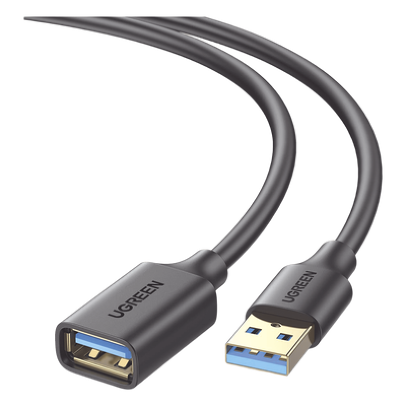 Cable Extensor USB 3.0 / 5 Gbps / 1 m (3.3 ft) / Macho-Hembra / Blindaje Múltiple / Conectores Baño de Oro
