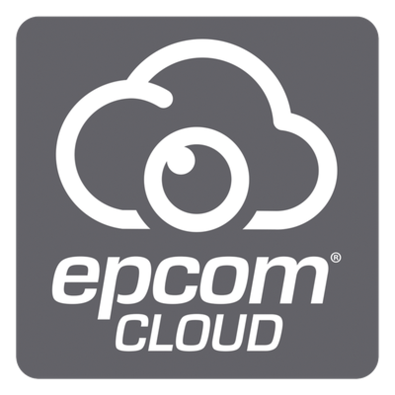 Suscripción Anual Epcom Cloud / Grabación en la nube para 1 canal de video a 2MP con 30 días de retención / Grabación continua