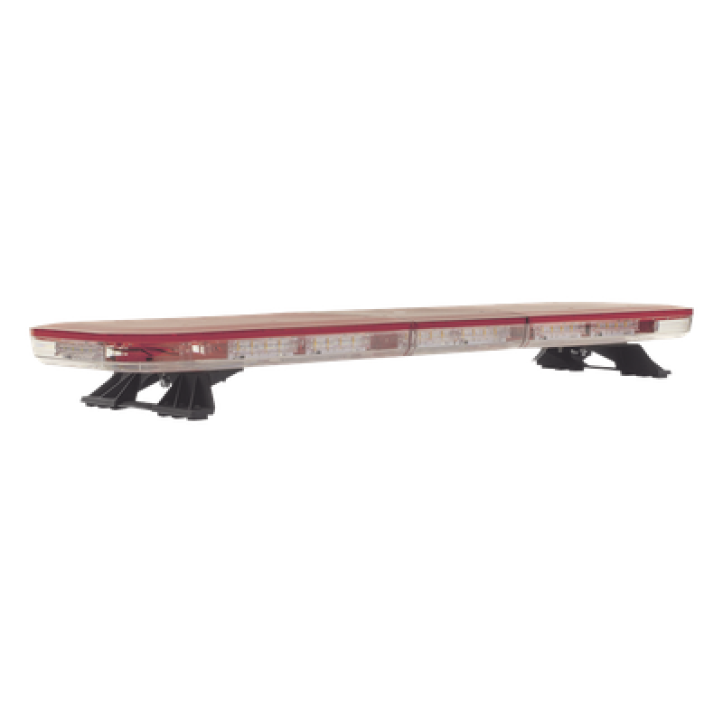 Barra de luces LED de 47", 124 LED, con control de tráfico en color ámbar, dual color rojo/claro, ideal para equipar ambulancias y unidades de bomberos