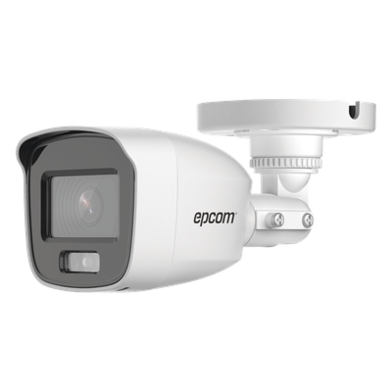 Cámara Bala TURBOHD / 2 Megapixel / Color 24/7 / Luz Blanca 20 m (65.6 ft) / Micrófono Integrado / IP66 / Metal