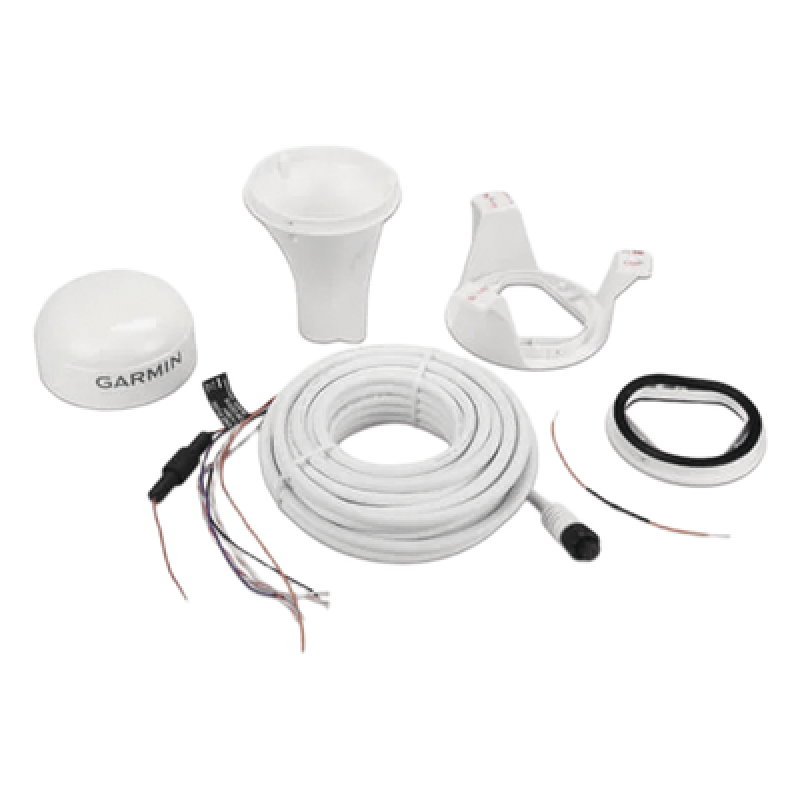 Antena GPS Marina GPS 24xd HVS / Conexión por medio de NMEA 0183 / 6 m Cable / Precisión < 50 cm CEP 50% / Rango de Temperatura -30 a 80 °C / Carcasa IPX7 Resistente al Agua / Distancia de Seguridad 150 mm / Alimentación 8-33 V