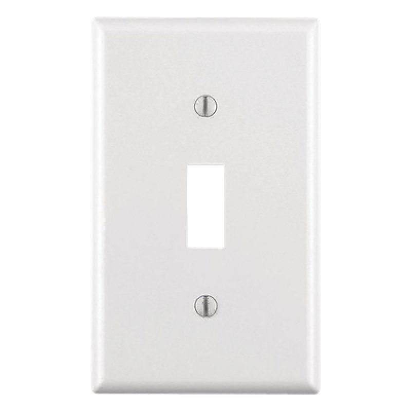 Placa para Interruptor de Palanca / Color Blanco.