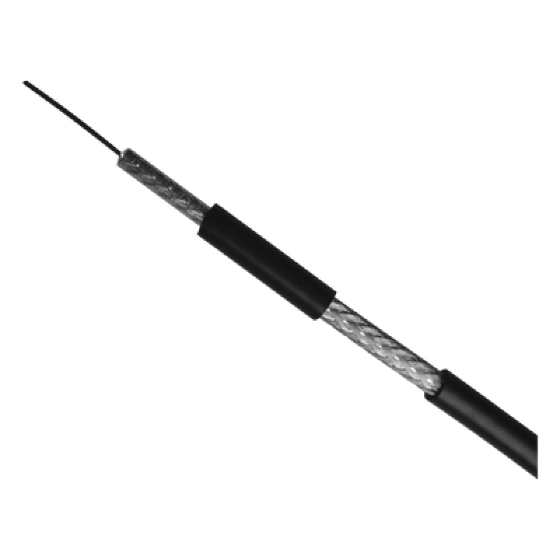Cable Coaxial RG59 / Conductor CCS 21% / 305 m (1000 ft) / Blindaje Aluminio 60% / 75 Ohm / Intemperie