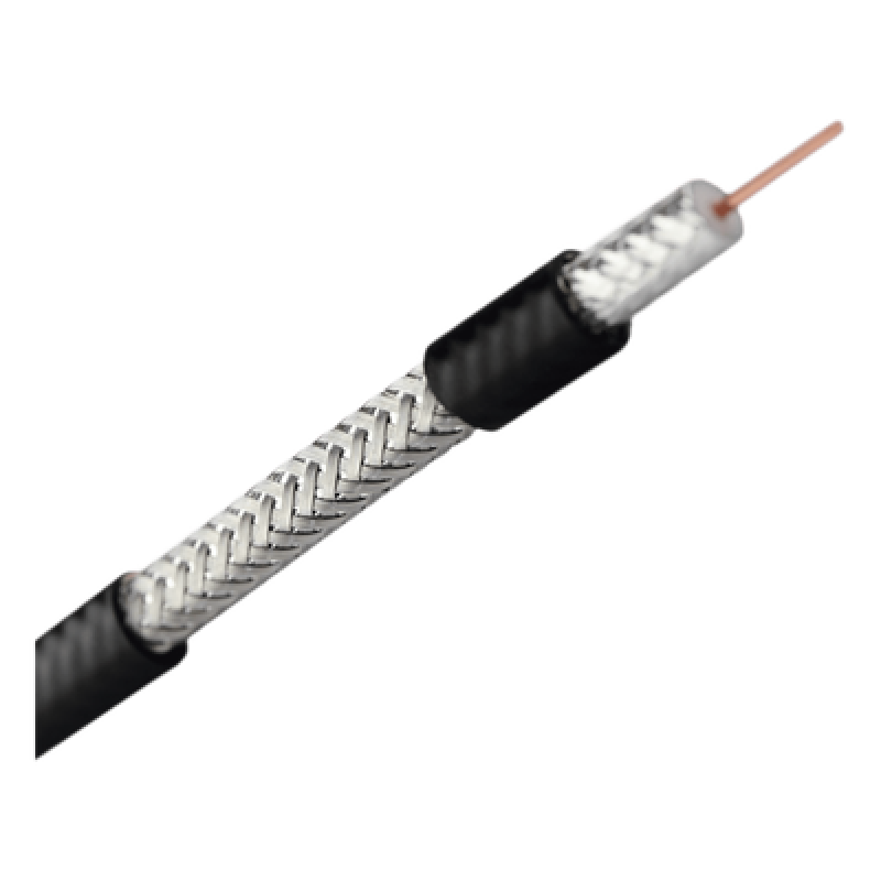 Cable Coaxial RG6 / CCS 21% / 305 m (1000 ft) / 75 Ohm / Blindaje 60% / Intemperie