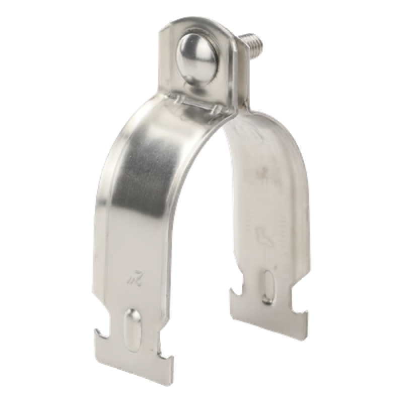 Abrazadera Strut / Acero Inoxidable 304 / 2" (50.8 mm) / Tubo 60 mm / Incluye Tornillo M8 / ISO 9001:2015