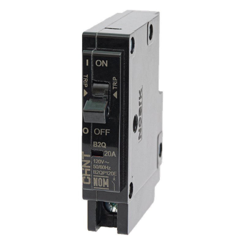 Interruptor Termomagnético Enchufable, Serie: B2Q, 1P, 50A, 120/240V (SKU:1002269)