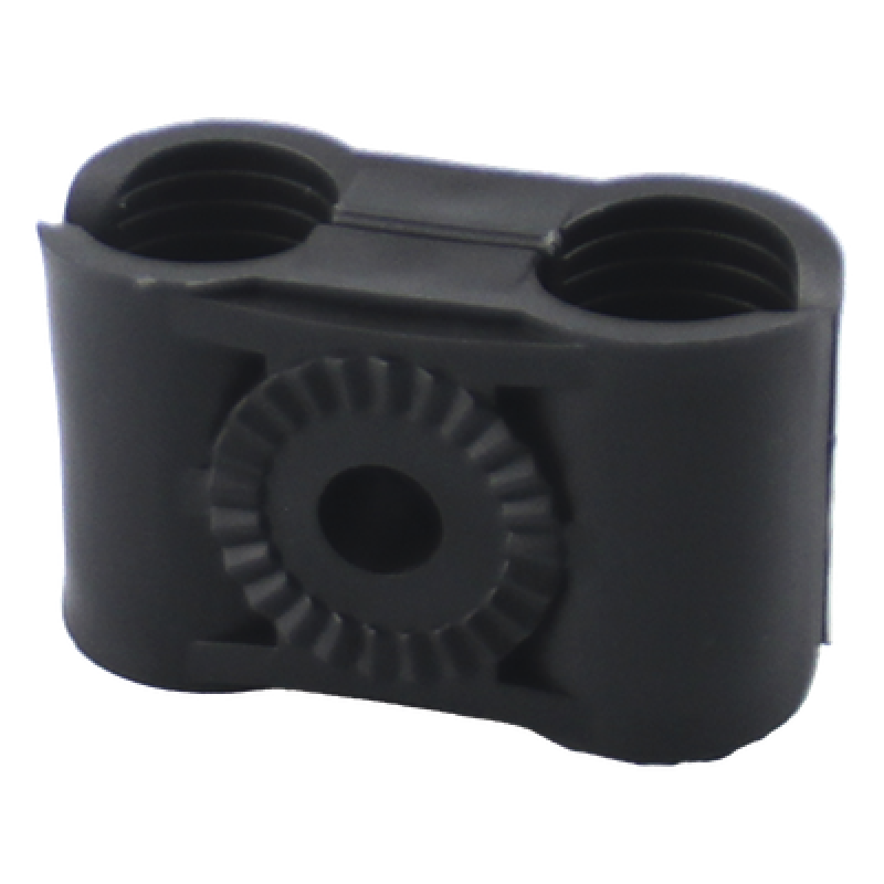 Paquete de 10 Sujetadores Plasticos Para Cable Coaxial de 1/2"