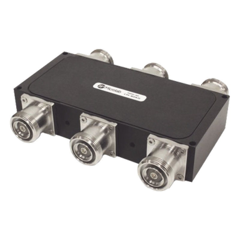 Combinador híbrido / 3x3 / 617-2700 MHz / 150W / -161 dBc / 4.3-10 IP68 / Uso exterior