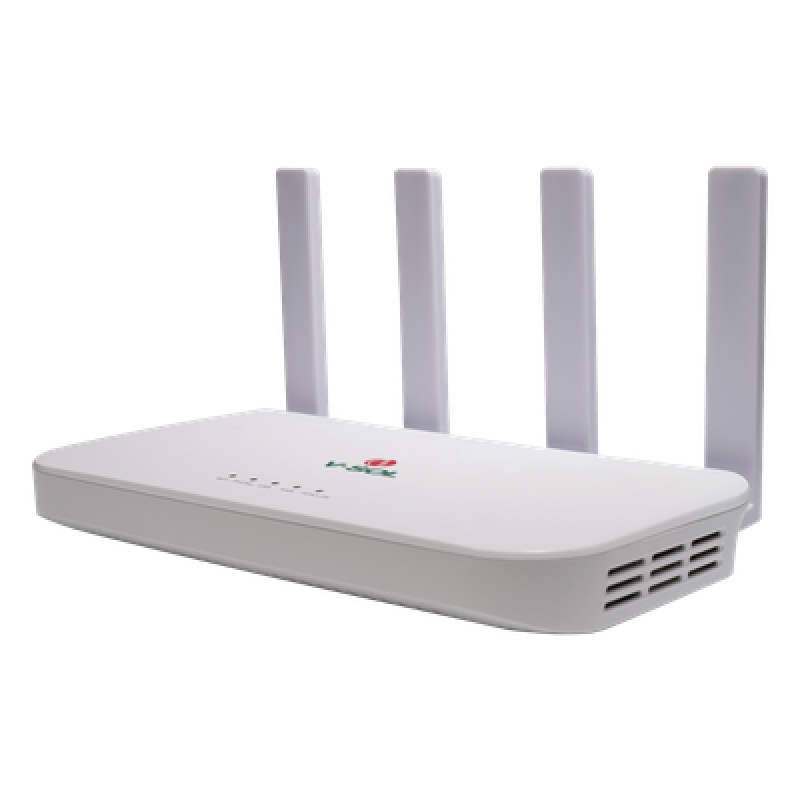 ONU DualMode / Wi-Fi 6 / 4 Puertos Gigabit / 1 Puerto FXS / 1 Puerto PON SC/UPC / USB / 0.82 × 0.48 × 0.12 pies