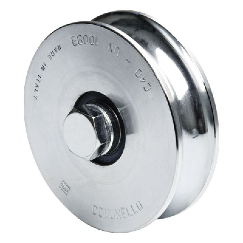 Rueda de 14 cm SIN Soporte / Soporta hasta 550 kg / Canal Tipo "U"
