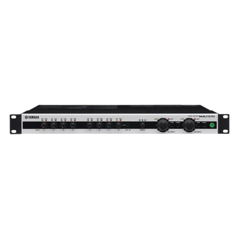 Mezclador Amplificador | 2 zonas | 120w a 70/100V | 100w a 8Ω | DSP Integrado