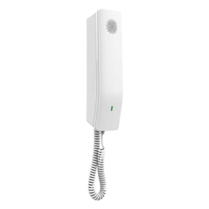 Teléfono IP para Hoteles / Altavoz HD / 2 Cuentas y Líneas SIP / 10 Teclas de Marcación Rápida / 3 Teclas Programables / Códec OPUS / Gestión GDMS / Instalación en Escritorio y Pared / PoE 100 Mbps