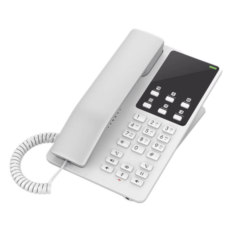 Teléfono IP Hotelero / 2 Líneas SIP / Códec Opus / Wi-Fi Doble Banda / Gestión en la Nube / USB-C