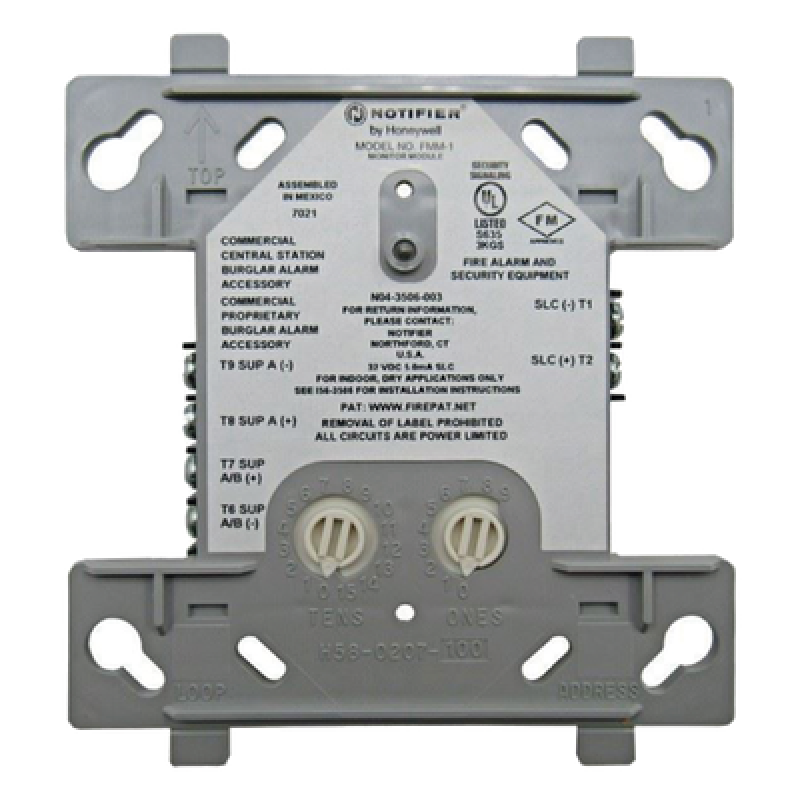 Módulo Monitor Direccionable / Detectores de Humo Convencionales 2 Hilos / 24 V / Protocolos FlashScan y CLIP / Estilo B o D / Dirección 01-159