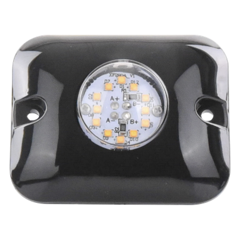 Luz Oculta LED / 12 LED Gen III / Rojo-Azul / 10-24 VCC / 1A / 3.2x1.8 cm / 12 Modos Flash / Wig Wag