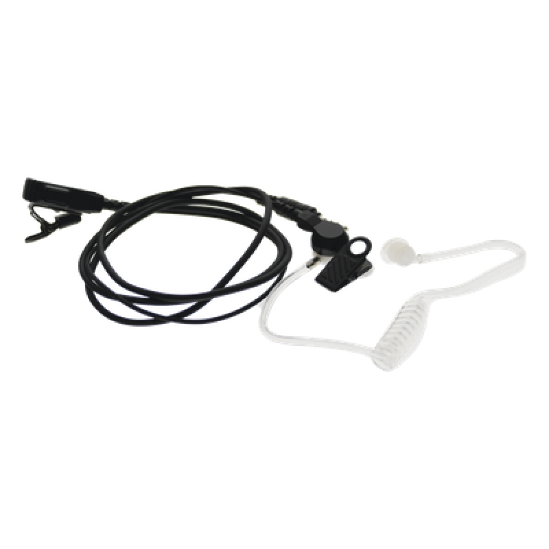 Micrófono - audífono de solapa con tubo acústico para RG360