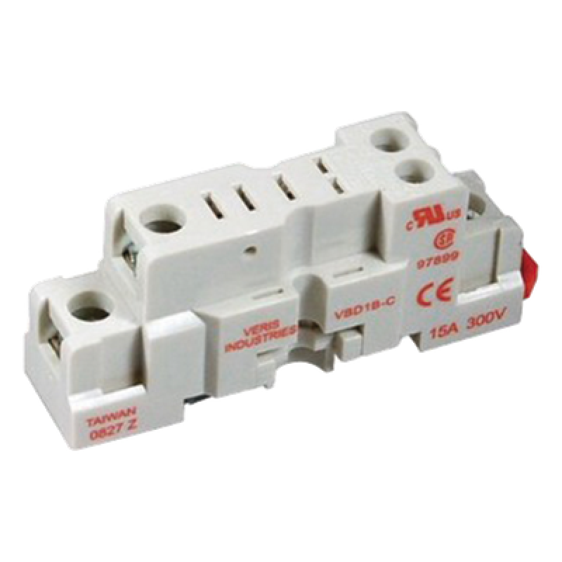 Base Socket para Relé SPDT / 15 A / 300 V / Montaje Riel DIN 35 mm o Lateral / Terminales Finger-Safe