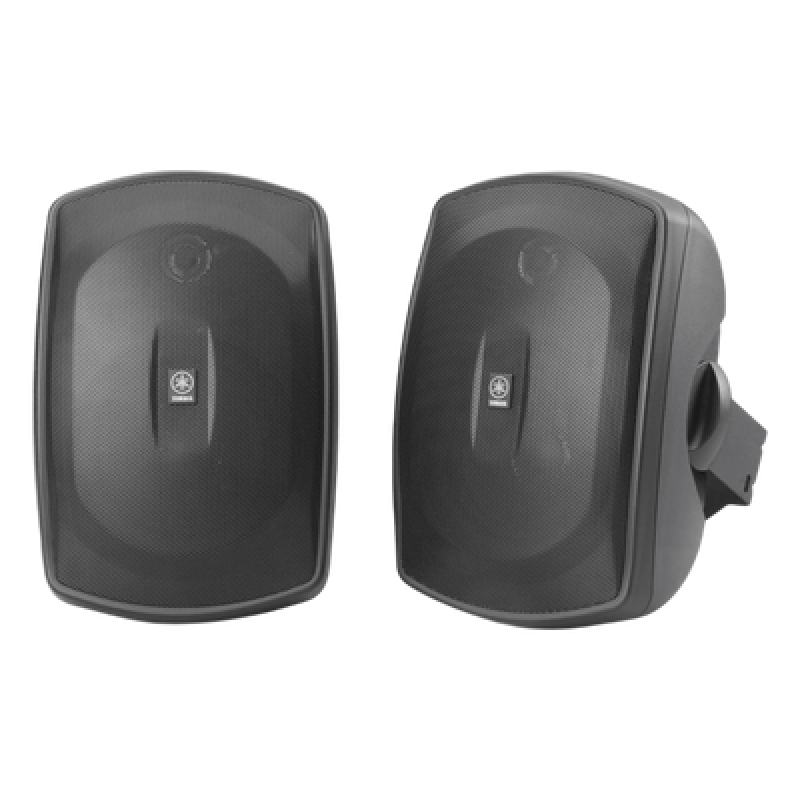 Altavoz de Montaje en Superficie de 2 vias, Woofer 5 in, Tweeter 0.5 in, Semi-Exterior, 6 ohms, Par Color Negro