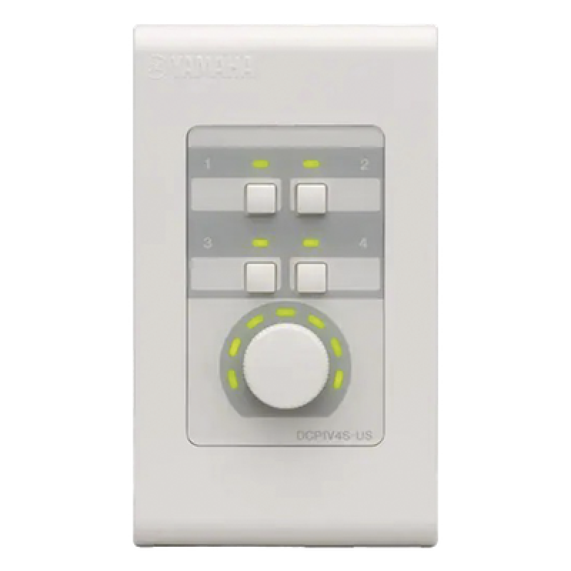 Panel de Control Digital | 1 Volumen | 4 Switches Configurables | Compatible con Procesadores Serie MA, PA, y MTX