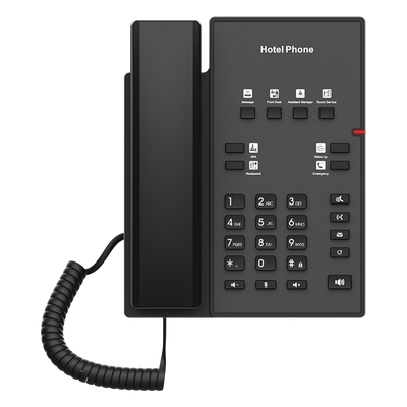 Teléfono IP / 8 Teclas Programables / Audio HD / PoE / 2 Cuentas SIP / Montaje Pared o Escritorio