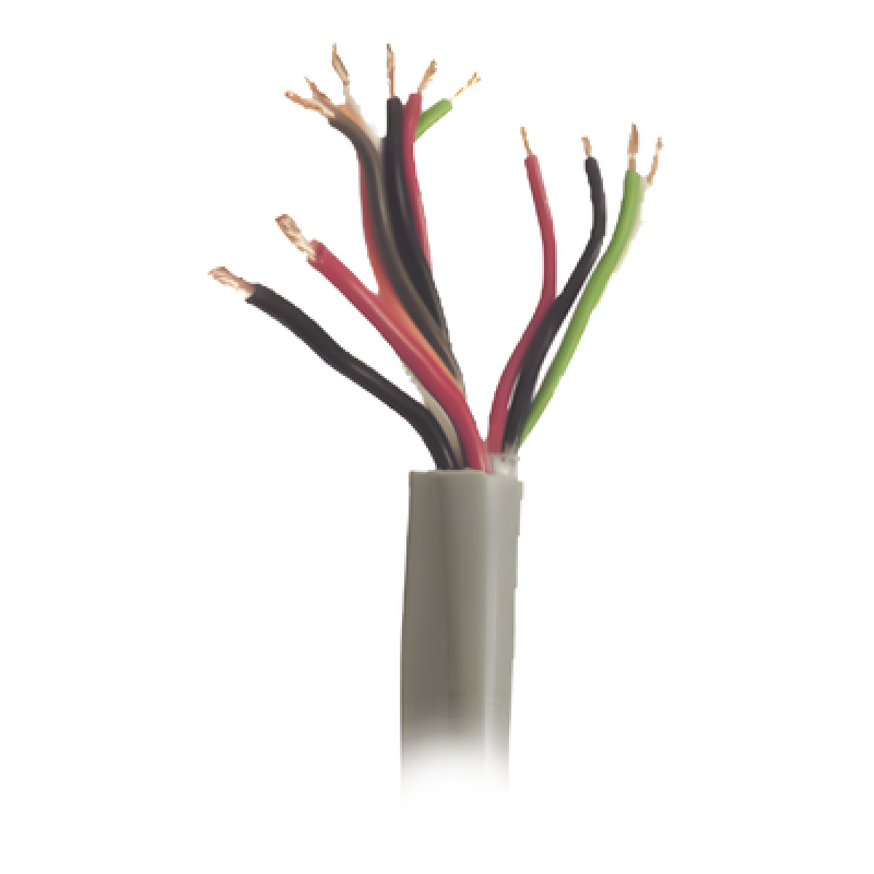 Cable Compuesto para Control de Acceso / 12 Conductores / 5 Pares 22 AWG + 1 Par 18 AWG / Intemperie / 152 m (500 ft)
