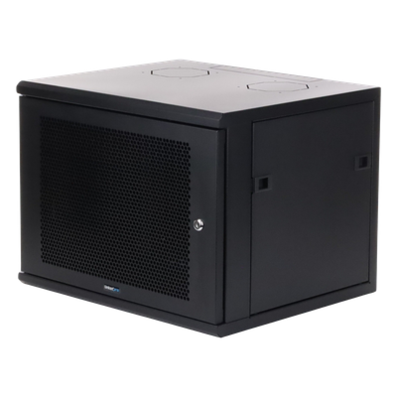 Gabinete Linkedpro de Montaje en Pared, de 19in, Puerta Perforada, 6 UR, 340 mm de Profundidad, Color Negro
