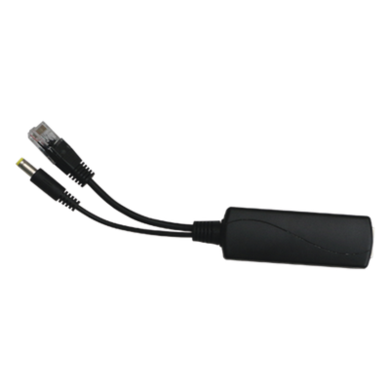 Splitter PoE WI-TEK / Entrada 802.3af/at hasta 30W / Salida 12 Vcc 2A (24W) / Para cámaras IP sin PoE