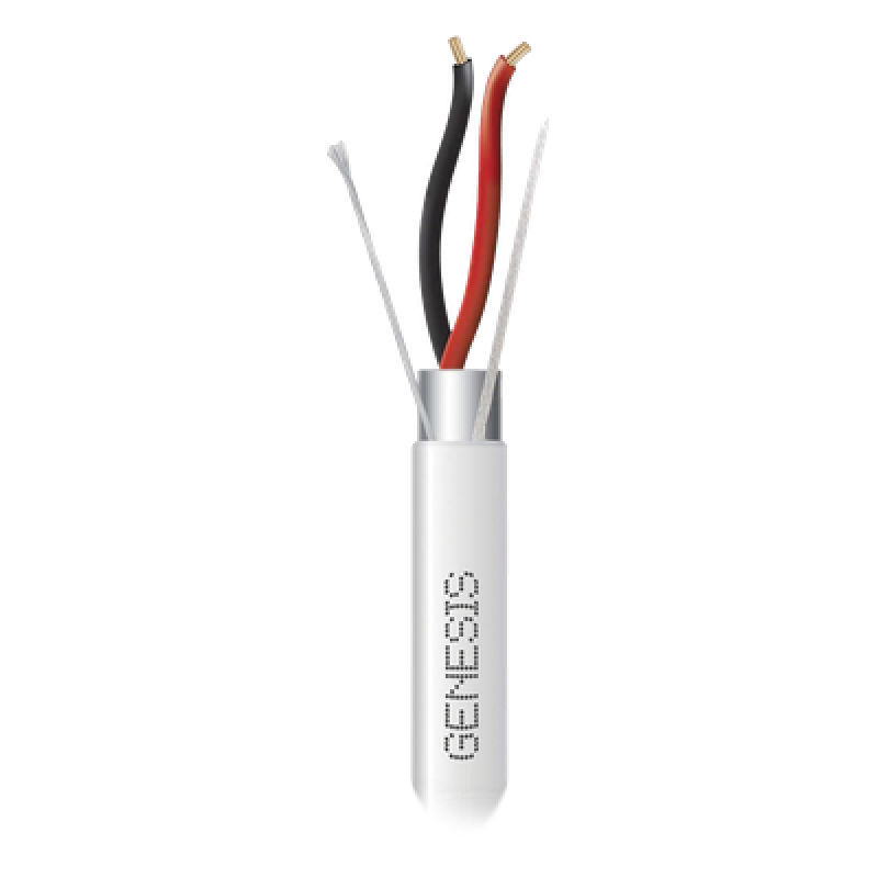 Cable para Alarma y Control / 4 Conductores / 22 AWG / Blindado / Riser / 305 m (1000 ft) / Blanco